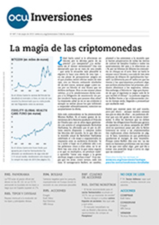 Portada de la revista semanal de OCU Inversiones nº 987.