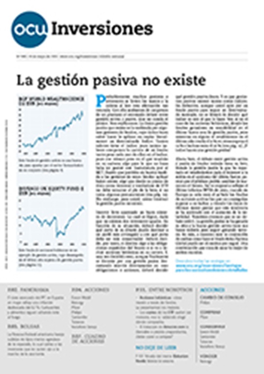 Portada de la revista semanal de OCU Inversiones nº 990.