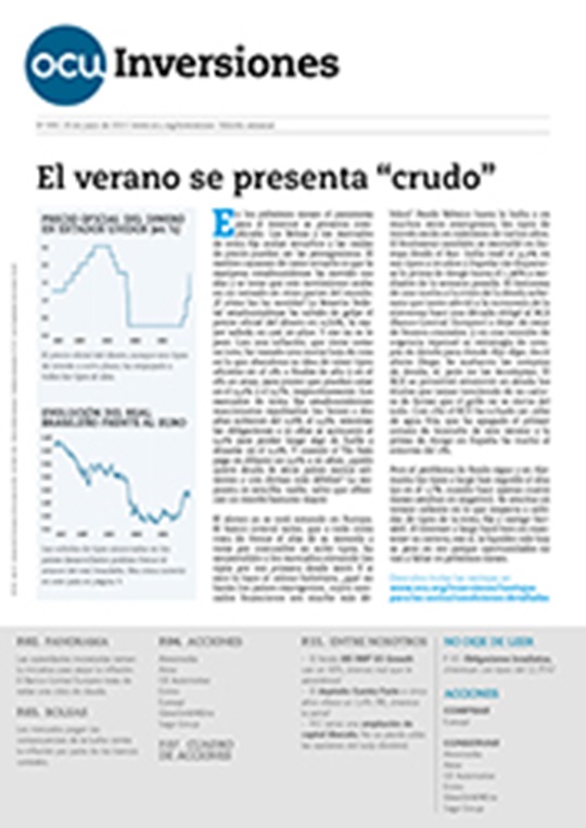 Portada de la revista semanal de OCU Inversiones nº 993.
