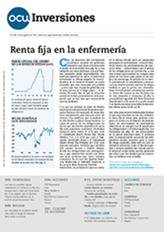 Portada de la revista semanal de OCU Inversiones nº 999.