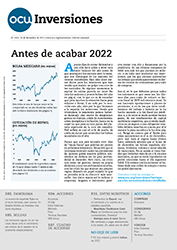 Portada de la revista semanal de OCU Inversiones nº 1.016.