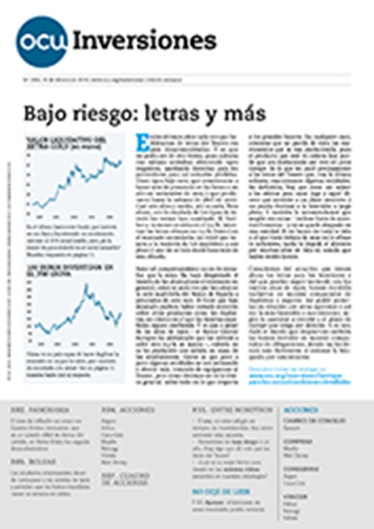 Portada de la revista semanal de OCU Inversiones nº 1.024.