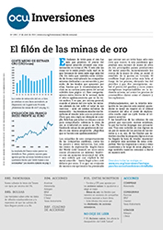 Portada de la revista semanal de OCU Inversiones nº 1.032.