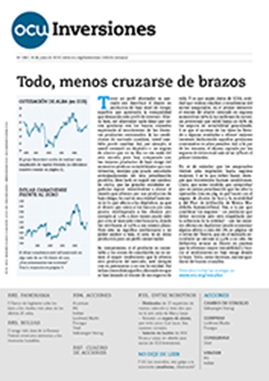 Portada de la revista semanal de OCU Inversiones nº 1.042.