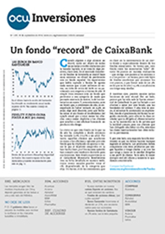 Portada de la revista semanal de OCU Inversiones nº 1.100.