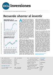 Portada de la revista semanal de OCU Inversiones nº 1.104.
