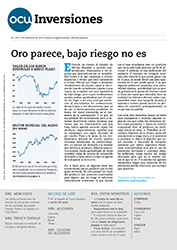Portada de la revista semanal de OCU Inversiones nº 1.109.