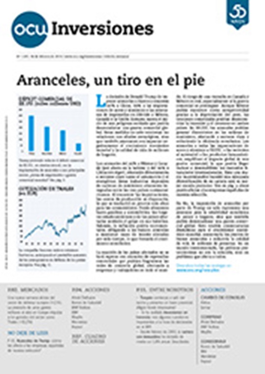 Portada de la revista semanal de OCU Inversiones nº 1.120.