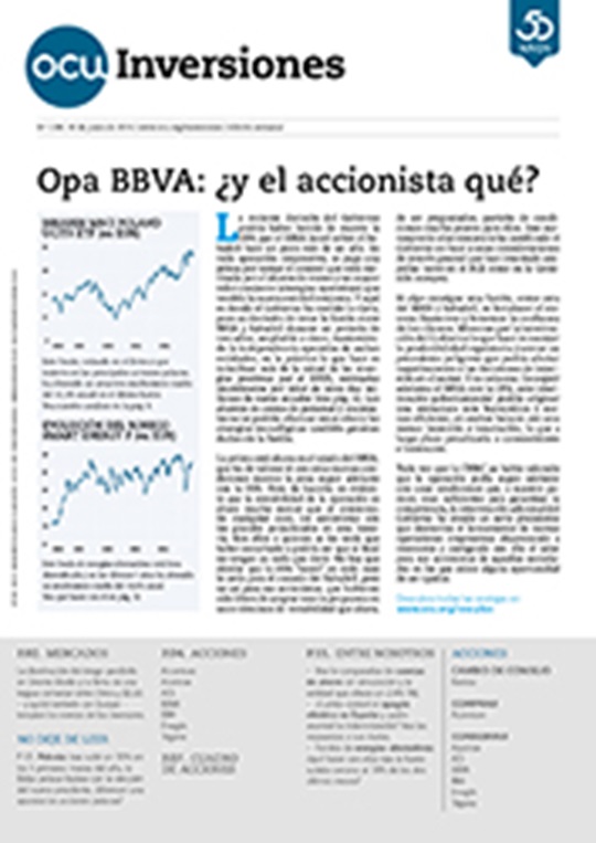 Portada de la revista semanal de OCU Inversiones nº 1.138.