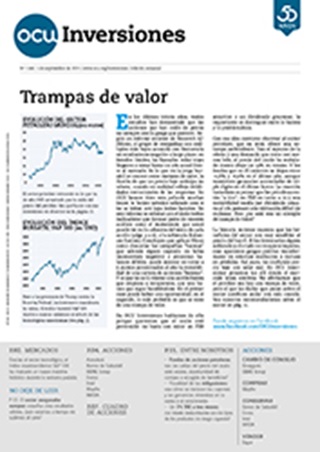 Portada de la revista semanal de OCU Inversiones nº 1.144.