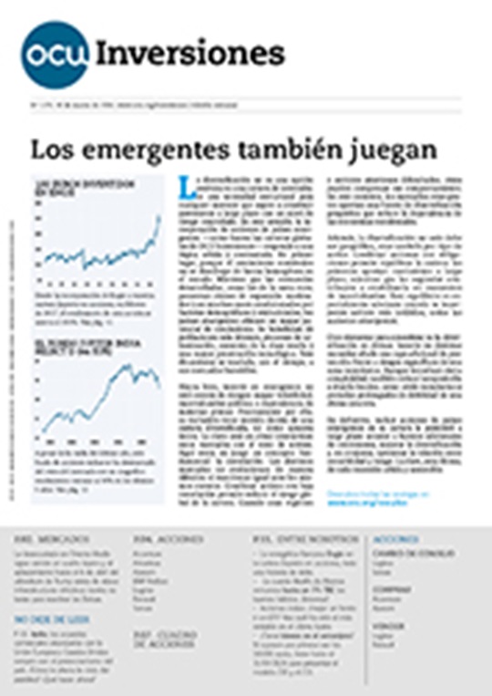 Portada de la revista semanal de OCU Inversiones nº 1.173.