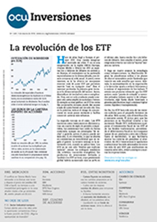 Portada de la revista semanal de OCU Inversiones nº 1.169.