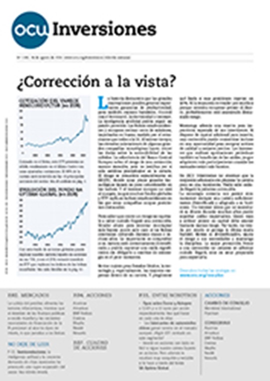 Portada de la revista semanal de OCU Inversiones nº 1.191.